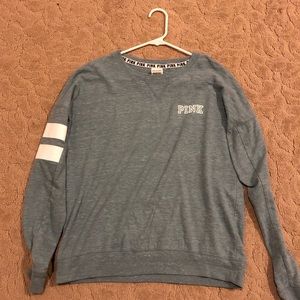 Women’s Size M Pink Blue Long Sleeve Shirt